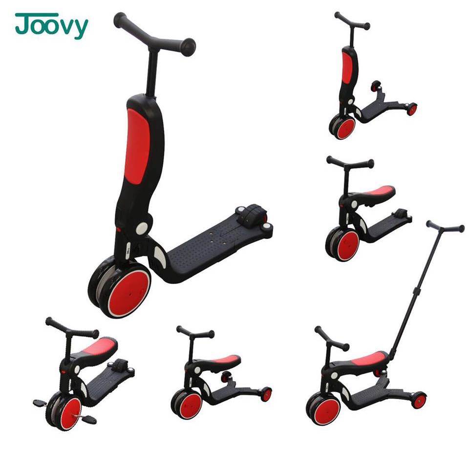 Xe đạp ba bánh, chòi chân, cân bằng kiêm Scooter cho bé 5 trong 1 JOOVY - N5