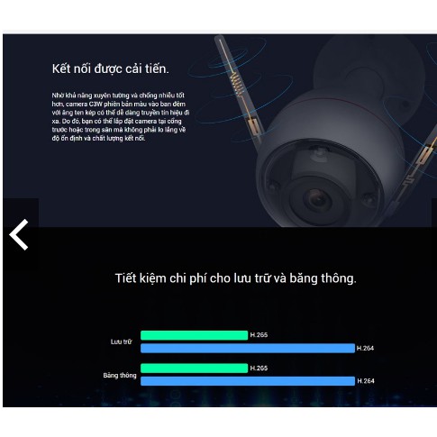 Camera IP Wifi ngoài trời EZVIZ C3W pro Full Color 1080P (CS-CV310. Đêm có màu.(Còi + đèn chớp) - Chính Hãng - BH 24T