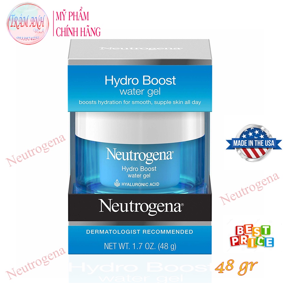 Kem Dưỡng Ẩm Neutrogena® Hydro Boost Water Gel with Hyaluronic Acid (48g) ( BẢN MỸ)