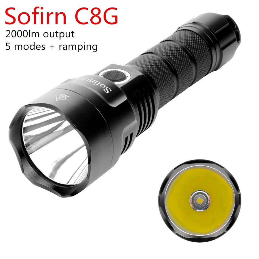 Đèn pin Sofirn C8G Cree XHP35 với 5 chế độ chiếu sáng tiện dụng cho các hoạt động ngoài trời