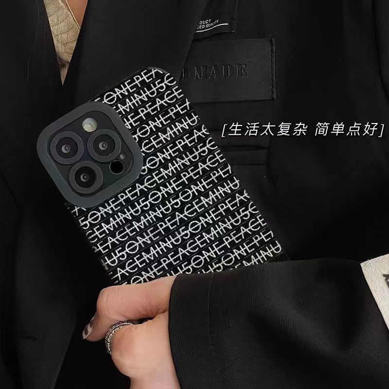 Ốp Điện Thoại Da Cừu Mềm In Chữ Tiếng Anh Cho iphone 6 / 7 / 8plus / X / XR / XSMAX / 11 / 12 / 13 / 14 pro max