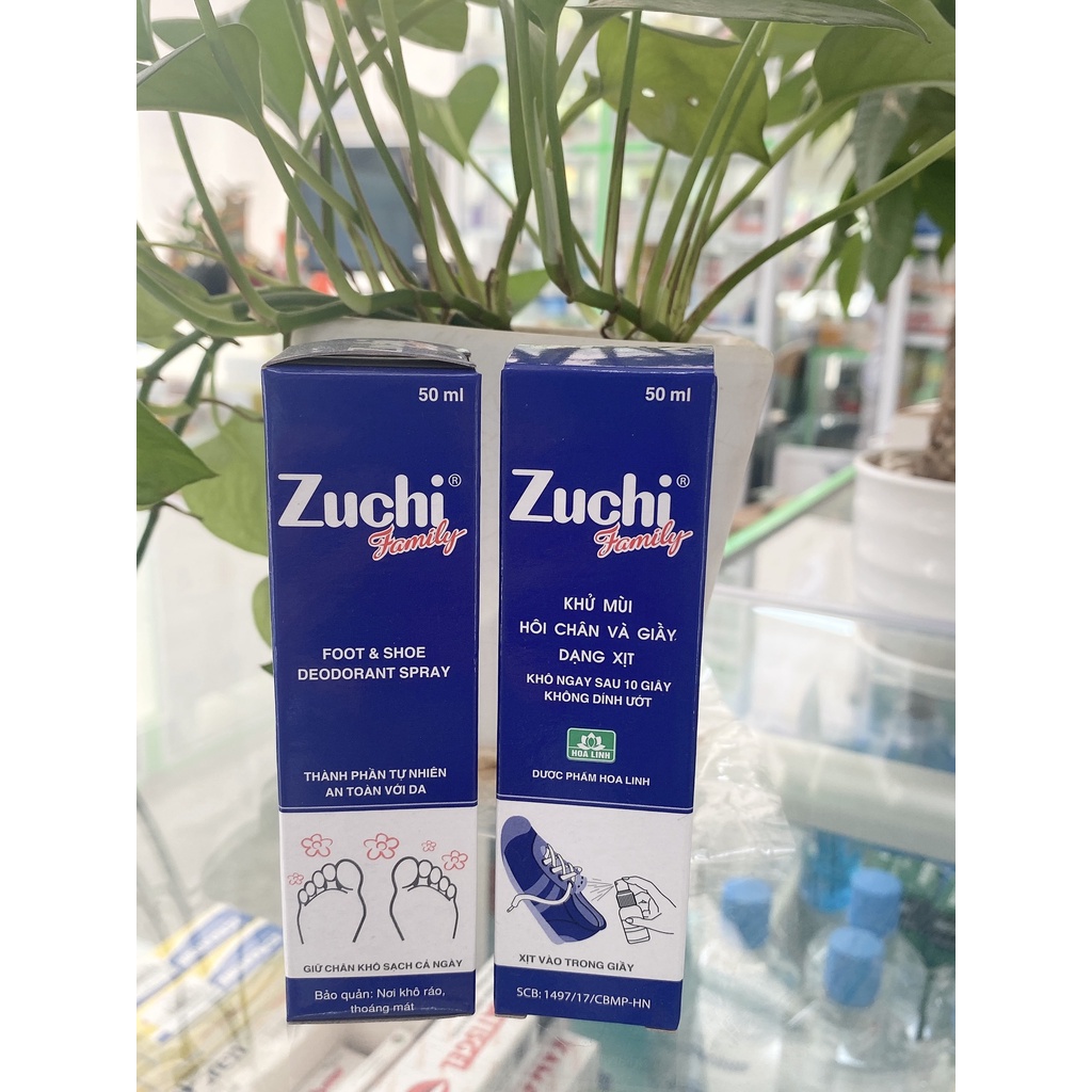 Zuchi Family - khử mùi , hôi chân và giầy dạng xịt