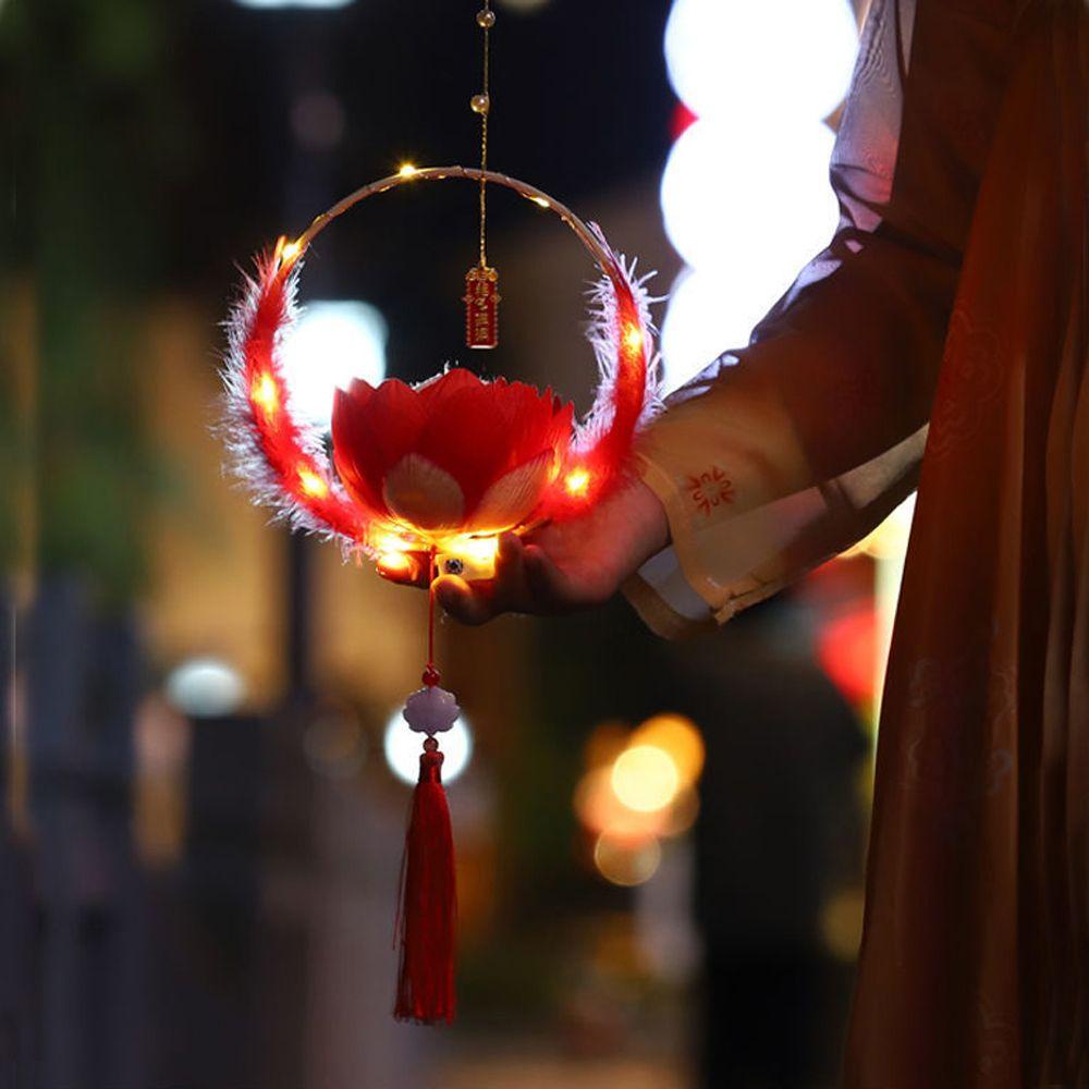YIYU Lồng Đèn Dạ Quang Phong Cách Trung Hoa Cổ Điển Độc Đáo Trang Trí Nhà Cửa DIY