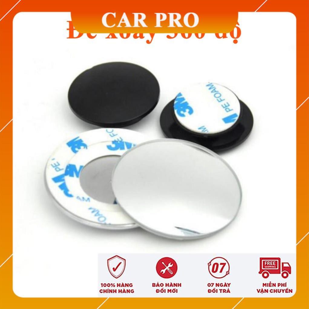 Gương cầu lồi gắn kính hậu ô tô xoay 360 xóa điểm mù - CAR PRO