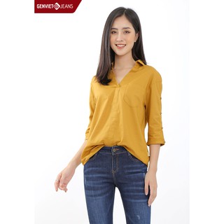 Áo sơ mi thô Nữ TA124C549 GENVIET