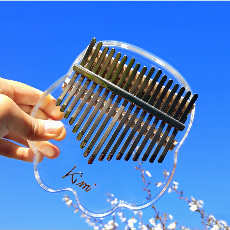 Đàn kalimba 17 phím pha lê nguyên khối Kimi GECKO000023