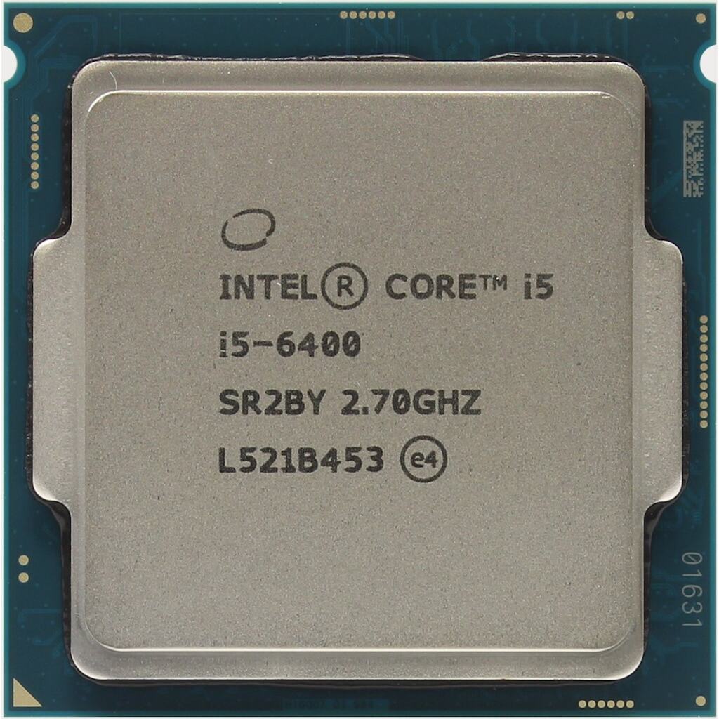 CPU Intel i5 6400 2.7 Ghz (Intel® Turbo Boost 3.30 GHz)