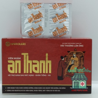 Viên ngậm An Thanh Nam Dược giúp mát phổi, nhuận hầu,giúp giảm ho, tiêu đờm