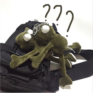 Móc khoá ếch kermit ulzzang (xem video, có sẵn)