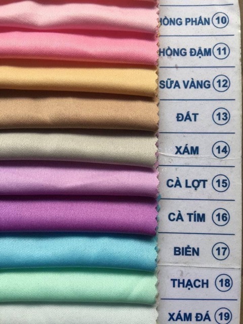 Vải Lót Silk thun dày (Khổ 1m6, giá 1m)