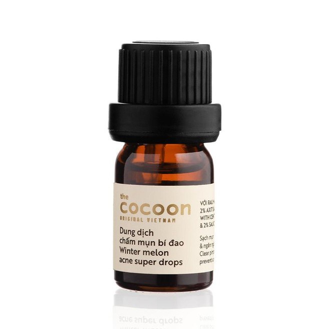 Bộ tinh chất bí đao cocoon 70ml + Dung Dịch Chấm mụn bí đao cocoon 5ml - Vegan Society