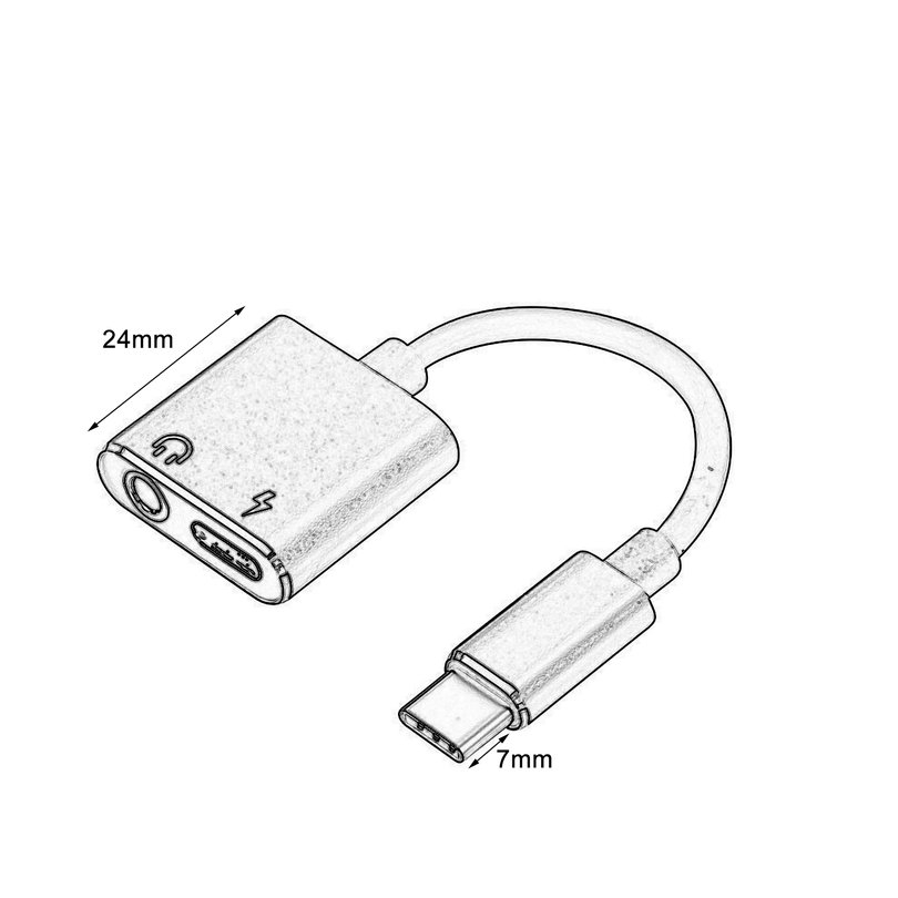 Đầu Chuyển Đổi Từ Usb C Sang Jack 3.5 Type C 2 Trong 1 (2020) 3.5mm