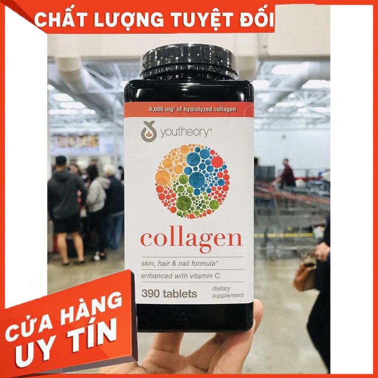 (Auth) Collagen Youtheory Type 1 2 & 3 390 viên