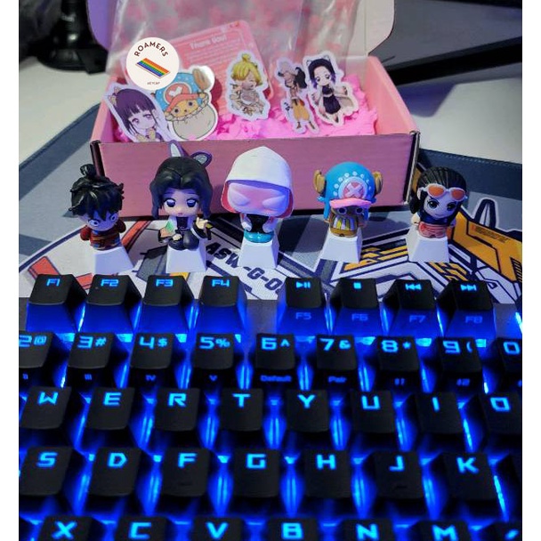 Keycap OnePiece Nút Bàn Phím Cơ Xuyên Led R4 ABS PBT