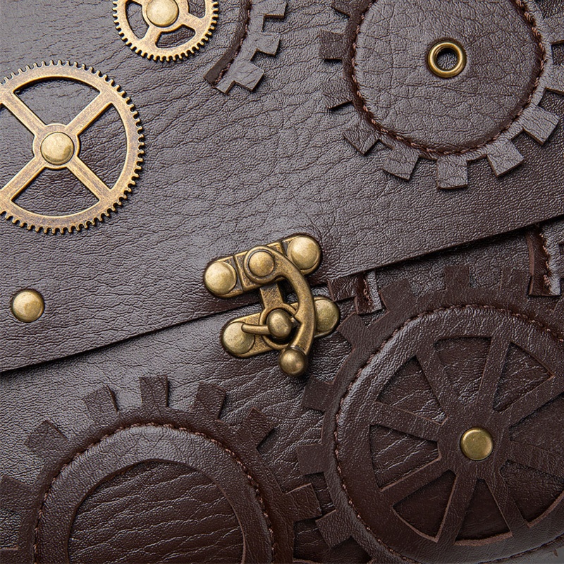 Túi Xách Đeo Chéo Phong Cách Steampunk Thời Trang Cho Nữ