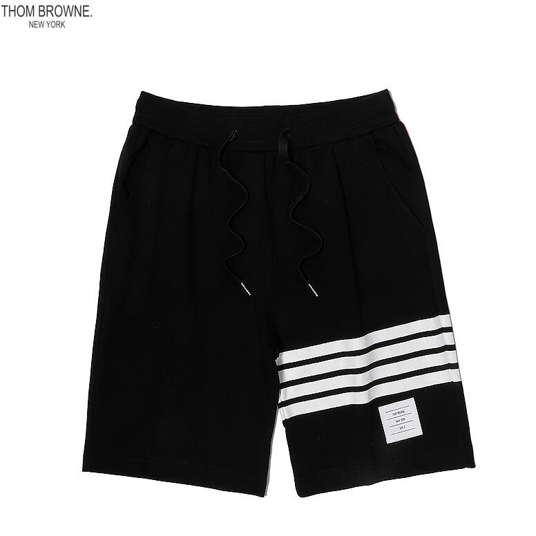 Quần short cotton in hình Thom Browne thời trang