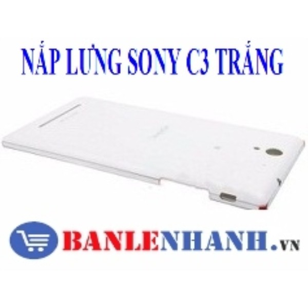 NẮP LƯNG SONY C3 MÀU TRẮNG [VỎ ZIN, XỊN]