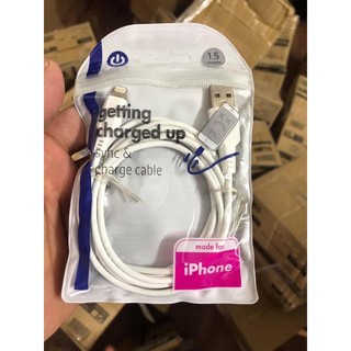 DÂY SẠC IPHONE 1.5m SIGNALEX ( Uk )