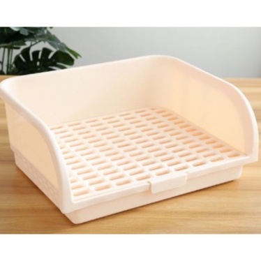 Khay vệ sinh cho thỏ, bọ ú size đại 44x34x19cm, khay vệ sinh to nhất dành cho thỏ, bọ ú
