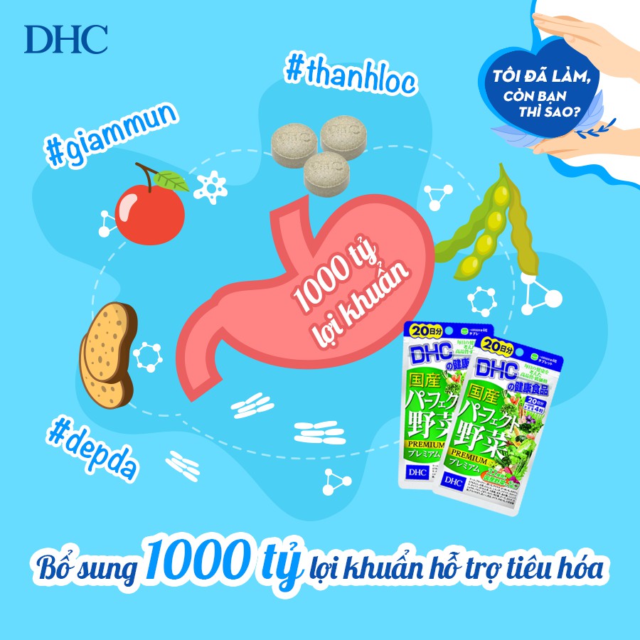 Viên uống DHC Rau Củ Quả Tổng Hợp Nhật Bản - Perfect Vegetable Premium Japanese Harvest - 1989Store Phân Phối Chính Hãng | BigBuy360 - bigbuy360.vn
