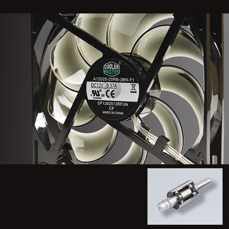 COOLER MASTER Quạt Làm Mát 120 120mm PWM 12025 Không Ồn Tiện Dụng