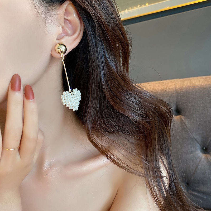 [FREESHIP ĐƠN 50K] HOA TAI BẠC 925_PEARL PEARL_THIẾT KẾ KHÔNG ĐỐI XỨNG_M1394