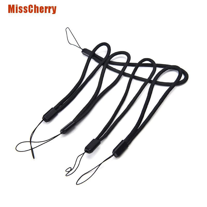 [MissCherry] 5X Black Nylon Wrist Strap Lanyard For Camera Cell Phone Ipod Usb Mp3 Mp4