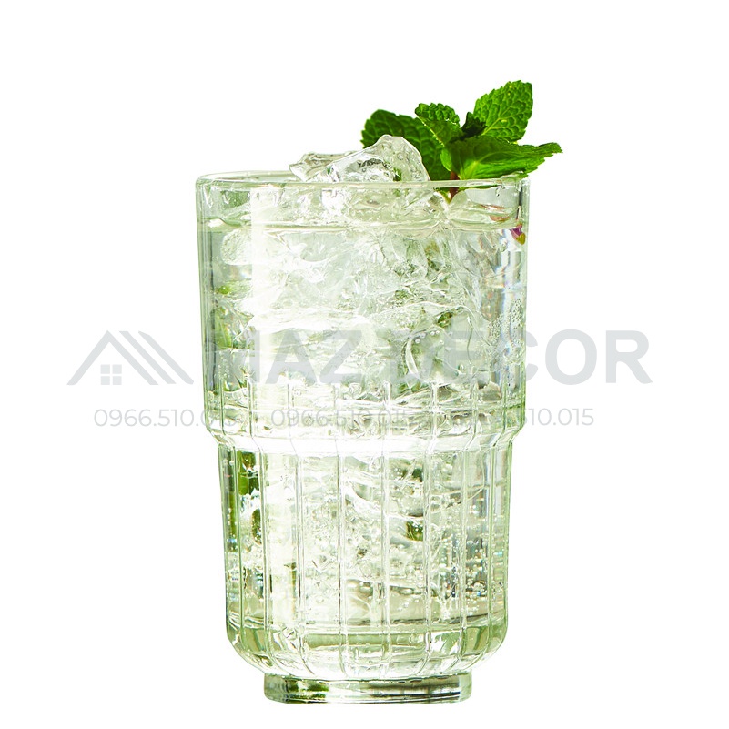 [Sỉ] Bộ 6 cốc ly thủy tinh cường lực Libbey Thổ Nhĩ Kỳ LinQ White Rock TarQ Beverage - 355ml 16078 cao cấp