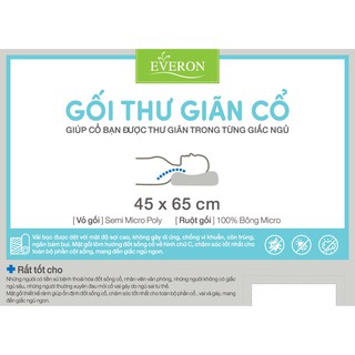 Ruột gối thư giãn cổ EVERON Micro Relax