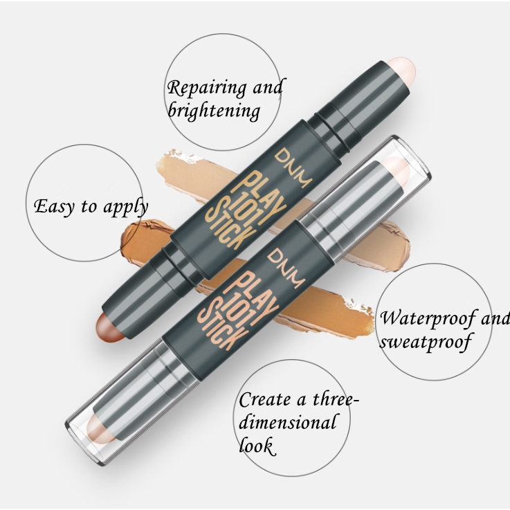 Thỏi kem che khuyết điểm/tạo khối/bắt sáng 2 đầu hiệu DNM gồm 5 kiểu màu tùy chọn | BigBuy360 - bigbuy360.vn