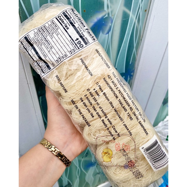 Bún gạo khô Wai Wai Thái Lan 500g