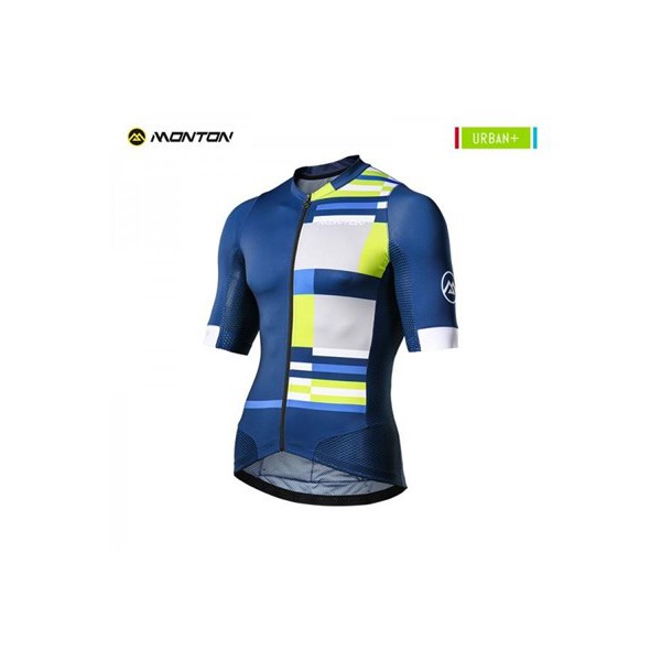 Áo đạp xe ngắn tay Monton Climbzing black yellow