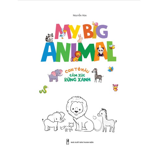 Sách My Big Animal_Con tô màu cảm xúc Rừng Xanh