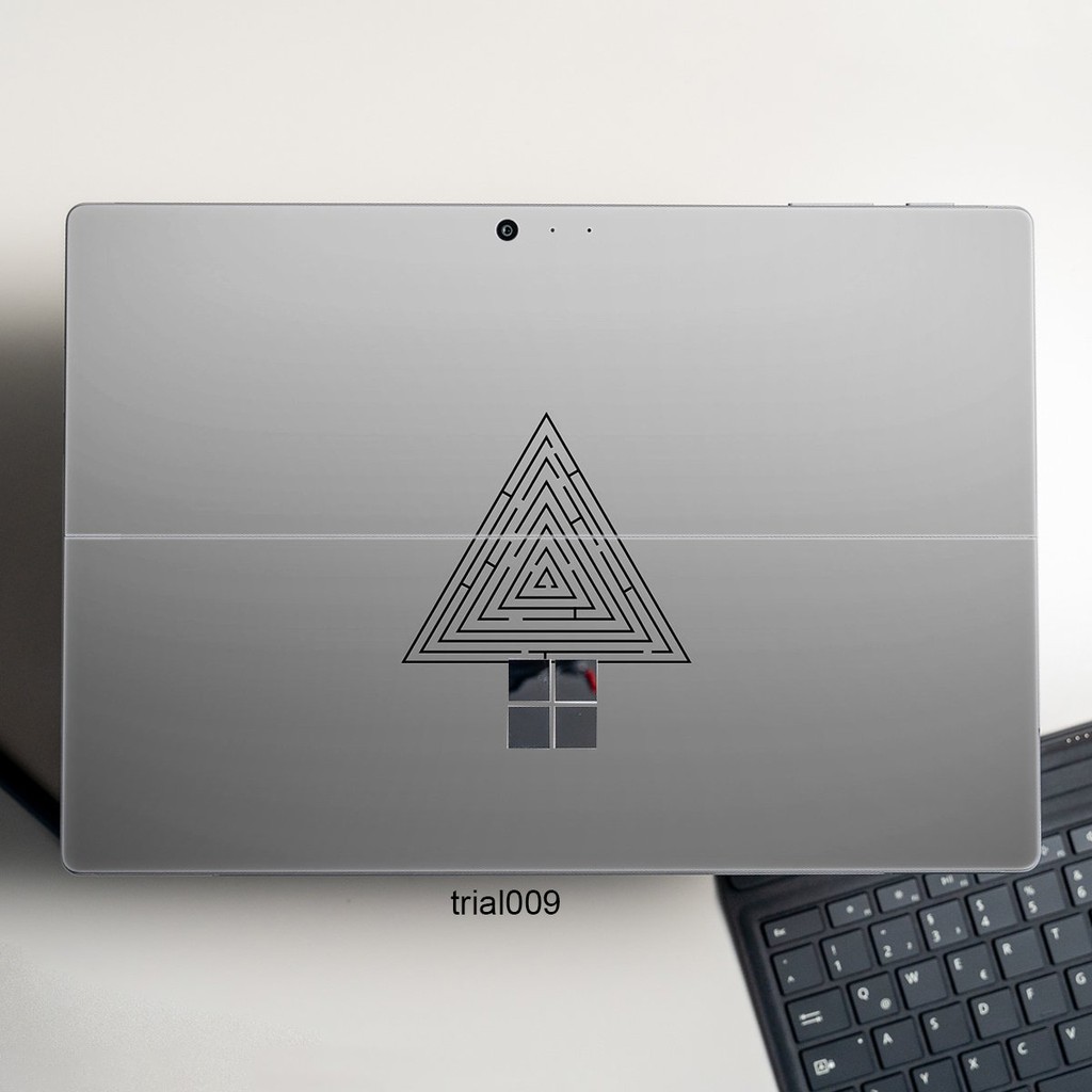 Skin dán hình Đa giác x02 cho Surface Go, Pro 2, Pro 3, Pro 4, Pro 5, Pro 6, Pro 7, Pro X