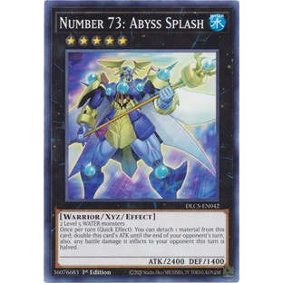 Thẻ bài Yugioh - TCG - Number 73: Abyss Splash / DLCS-EN042'