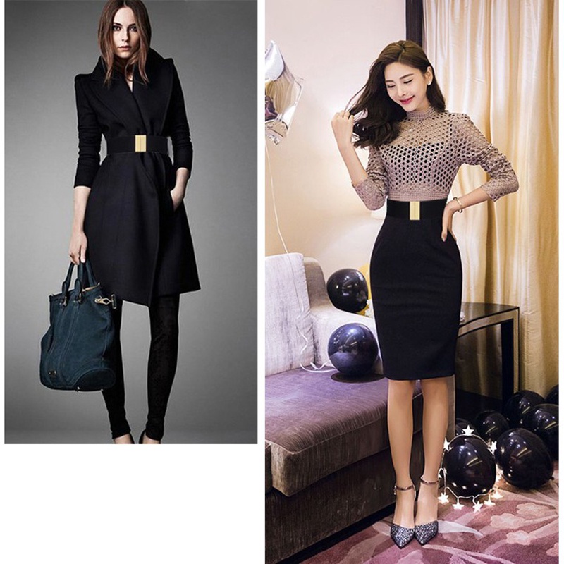 Thắt Lưng Co Giãn Bản Rộng Thời Trang Cho Nữ