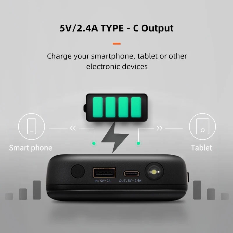 Bộ kích điện xe ô tô khẩn cấp tích hợp pin dự phòng 11100 mAh Xiaomi 70Mai Midrive PS01