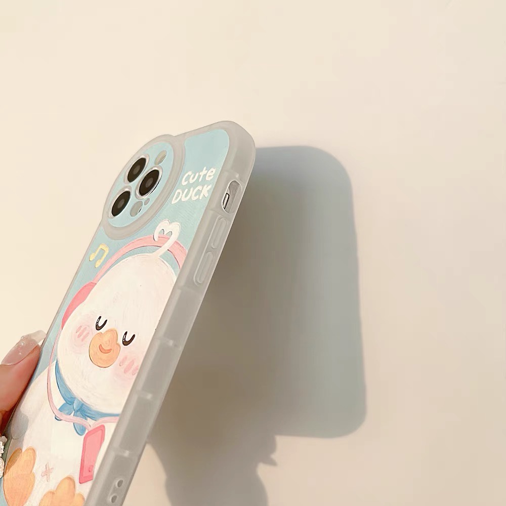 Ốp lưng iphone Cute Duck Màu Xanh 13promax/13pro/13/12promax/12pro/12/7plus/8plus/11/11promax/x/xs/xsmax/7/8 - Ina Case