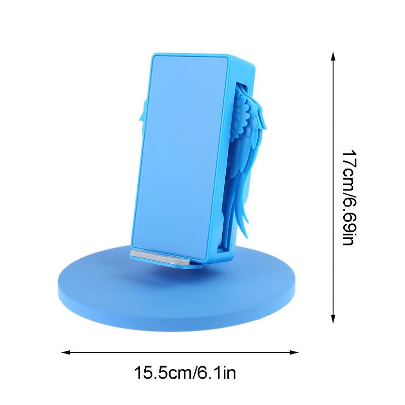 Đế Sạc Nhanh Không Dây 10w Có Đèn Led Hình Cánh Thiên Thần Cho Điện Thoại