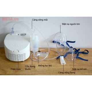 Máy Xông Mũi Họng OMRON NE-C101 [NHẬT BẢN, BẢO HÀNH 02 NĂM]