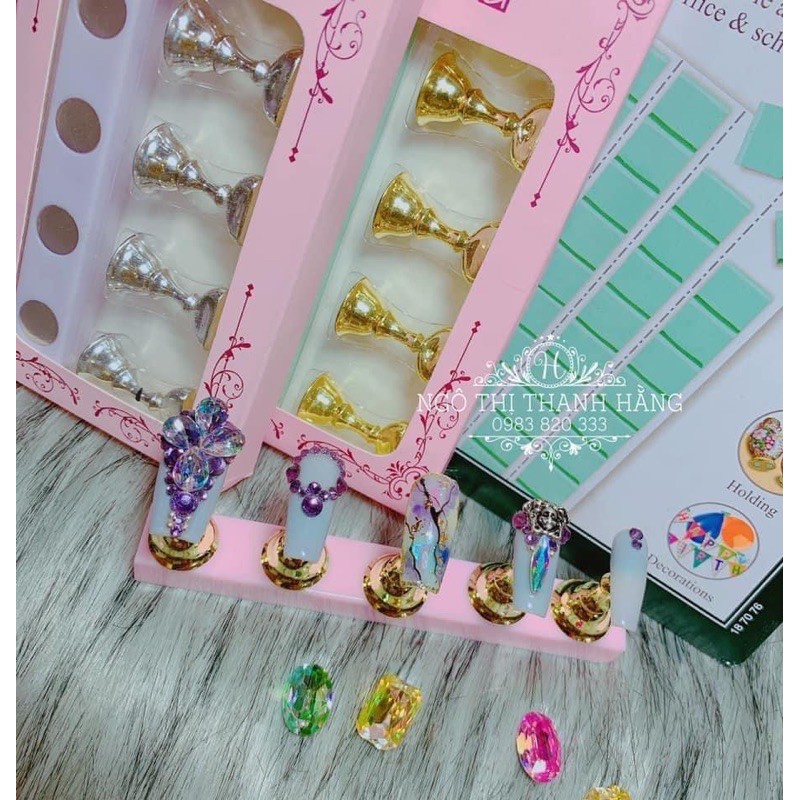 [HANGKIU] ĐẾ MÓNG NAM CHÂM THỰC HÀNH NAILS