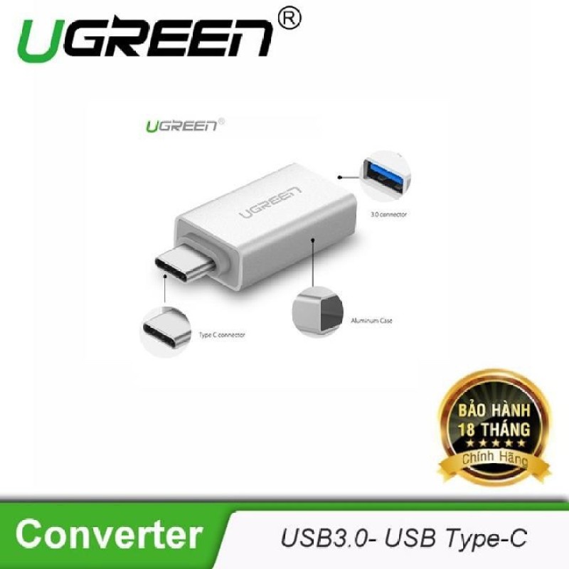 Cổng Chuyển OTG USB Type-C To USB 3.0 Chính Hãng Ugreen 30155