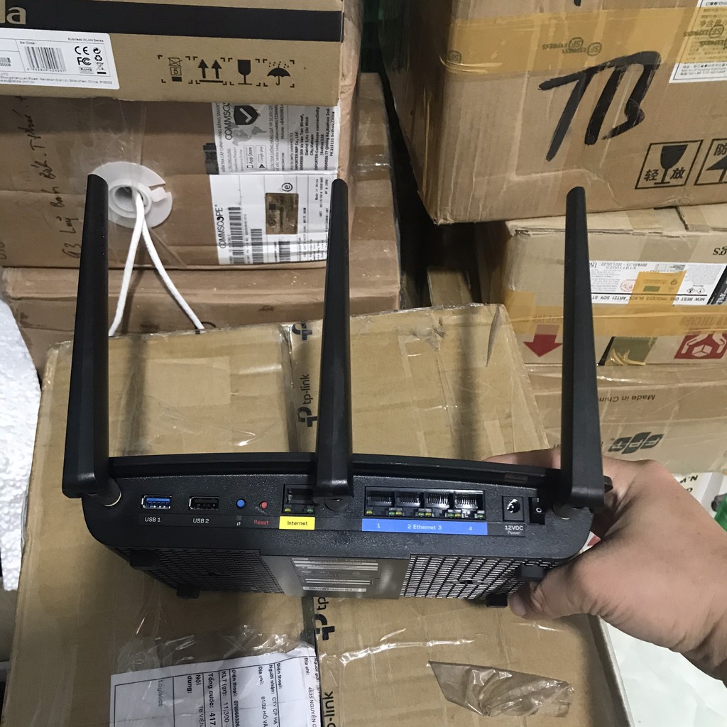 Bộ phát wifi chuẩn AC 1900 mumimo linksys ea7500 hàng qua sử dụng, còn rất đẹp