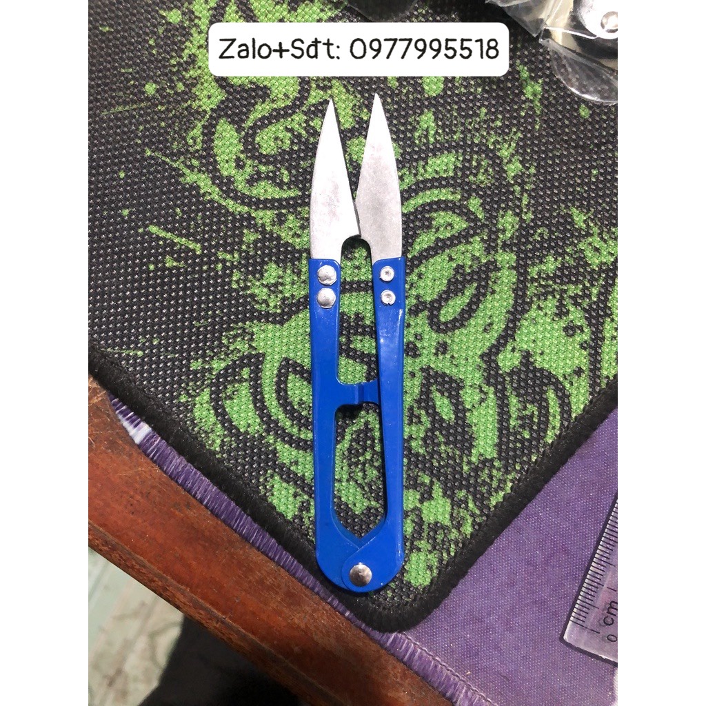 Kéo Bấm Chỉ Cán Sắt Sắc Màu