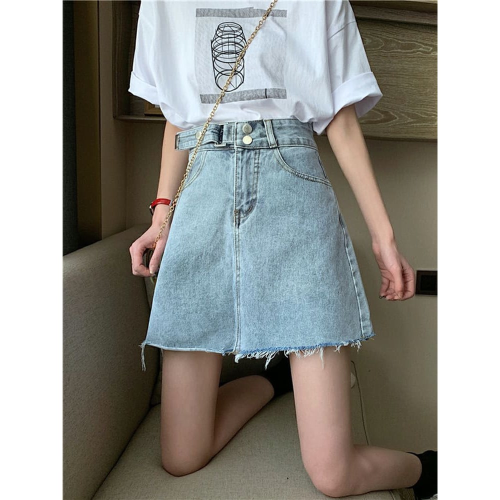 [SALE] Chân váy bò chữ A hàng QUẢNG CHÂU | BigBuy360 - bigbuy360.vn