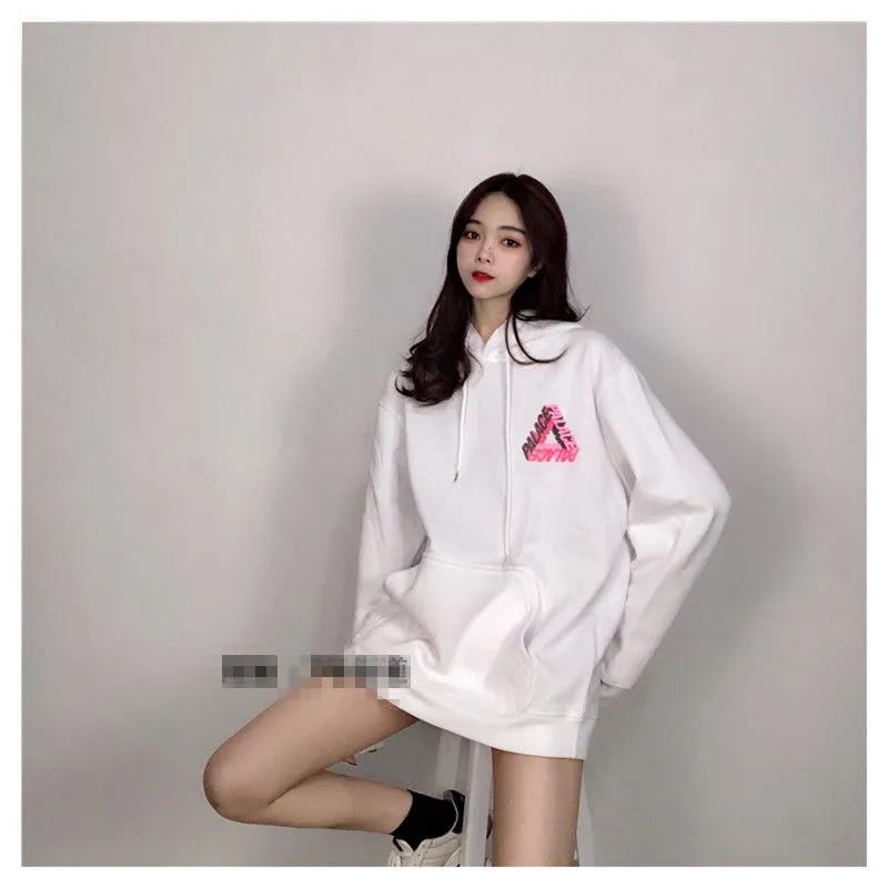 Áo Hoodie Tay Dài Dáng Rộng In Hình Cá Tính Phong Cách Hàn Quốc Cho Cặp Đôi