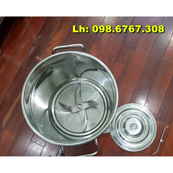 Máy xay rau má nồi và chân máy inox, xay lá dứa,lá nếp