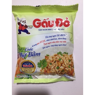 Cháo gấu đỏ thịt bầm thùng 50gói(mẩu mới)