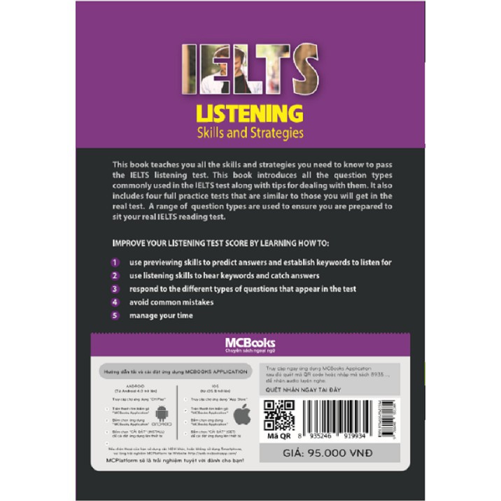 Sách IELTS Listening: Skills and Strategies