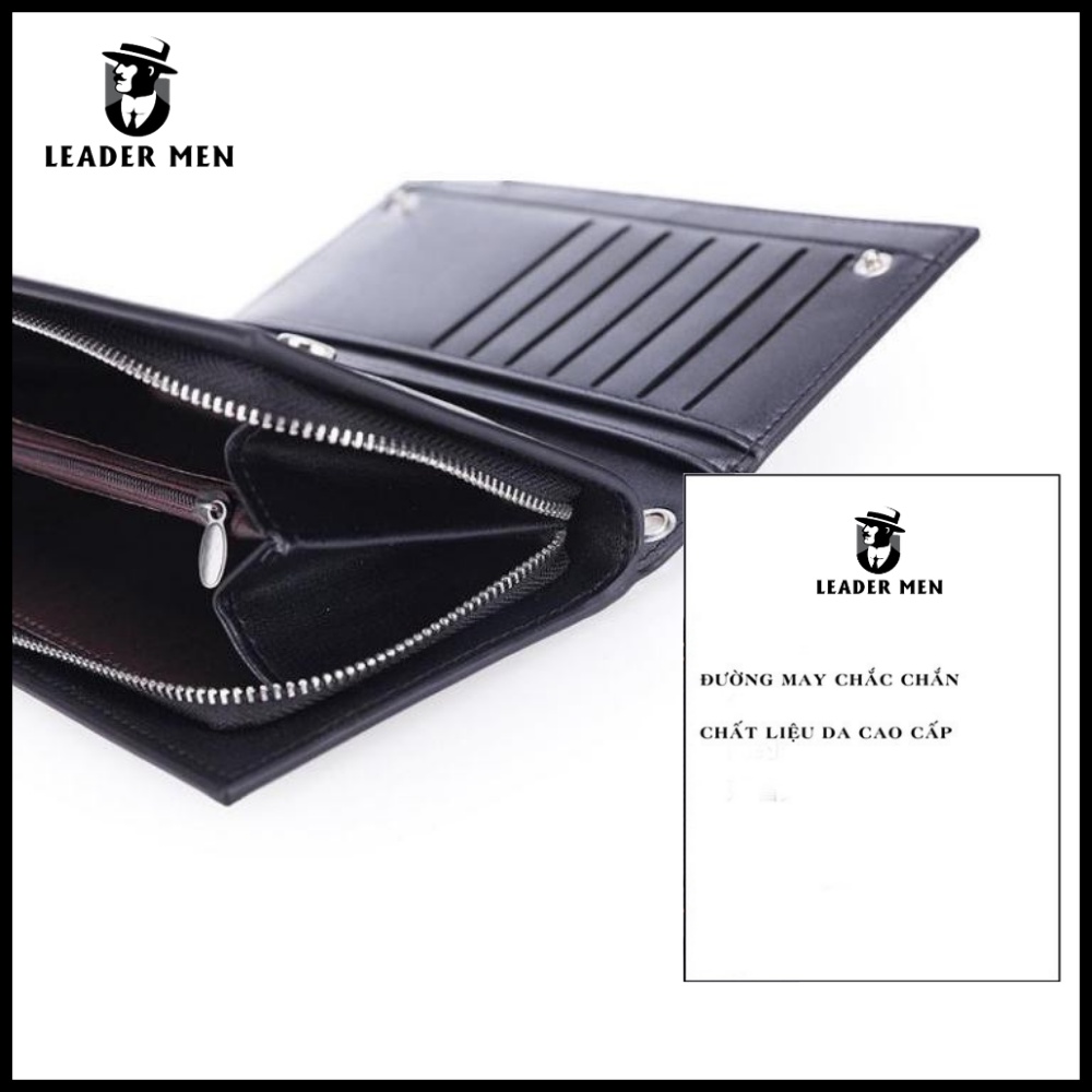 Ví Nam Cầm Tay Luxury Cao Cấp, Da Pu Chống Nước, Chống Xước Cực Tốt - Ví Dài Nam Phong Cách Hàn Quốc Đi Chơi, Dự Tiệc,..